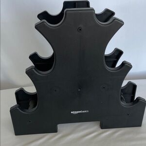 Amazon Basics Black Dumbbell Rack